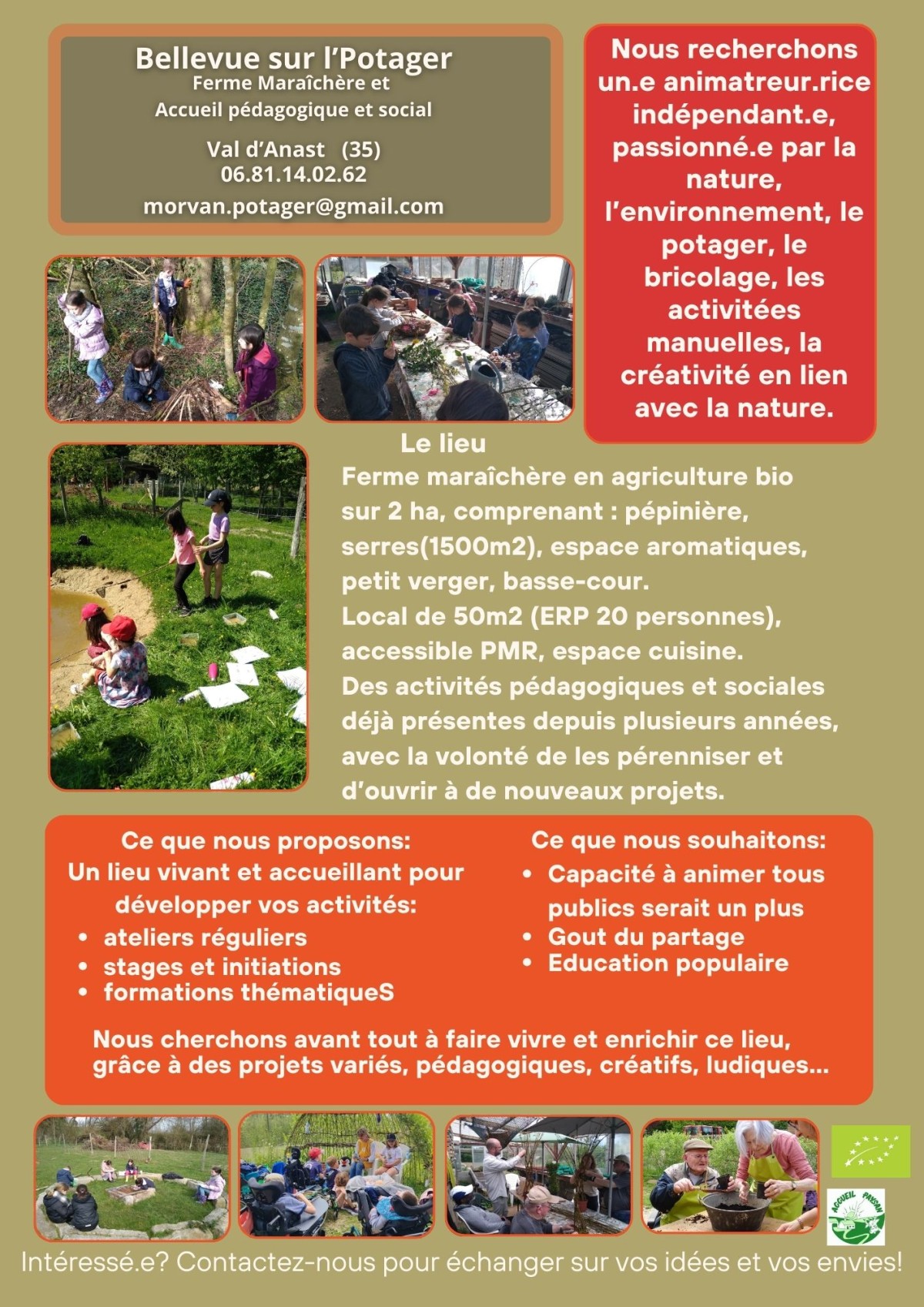 Recherche Animateur indépendant
